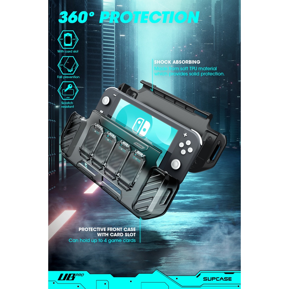 Ốp bảo vệ SUPCASE UB Forma an toàn thiết kế 4 ngăn đựng thẻ cao cấp cho máy chơi game Nintendo Switch Lite 2019