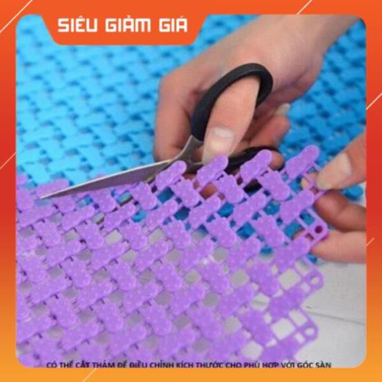 [GIẢM GIÁ] Tấm Lót Sàn/ Chuồng Bằng Nhựa Chống Lọt Chân Cho Chó Mèo hình vuông - petshop số 01 zubumshop