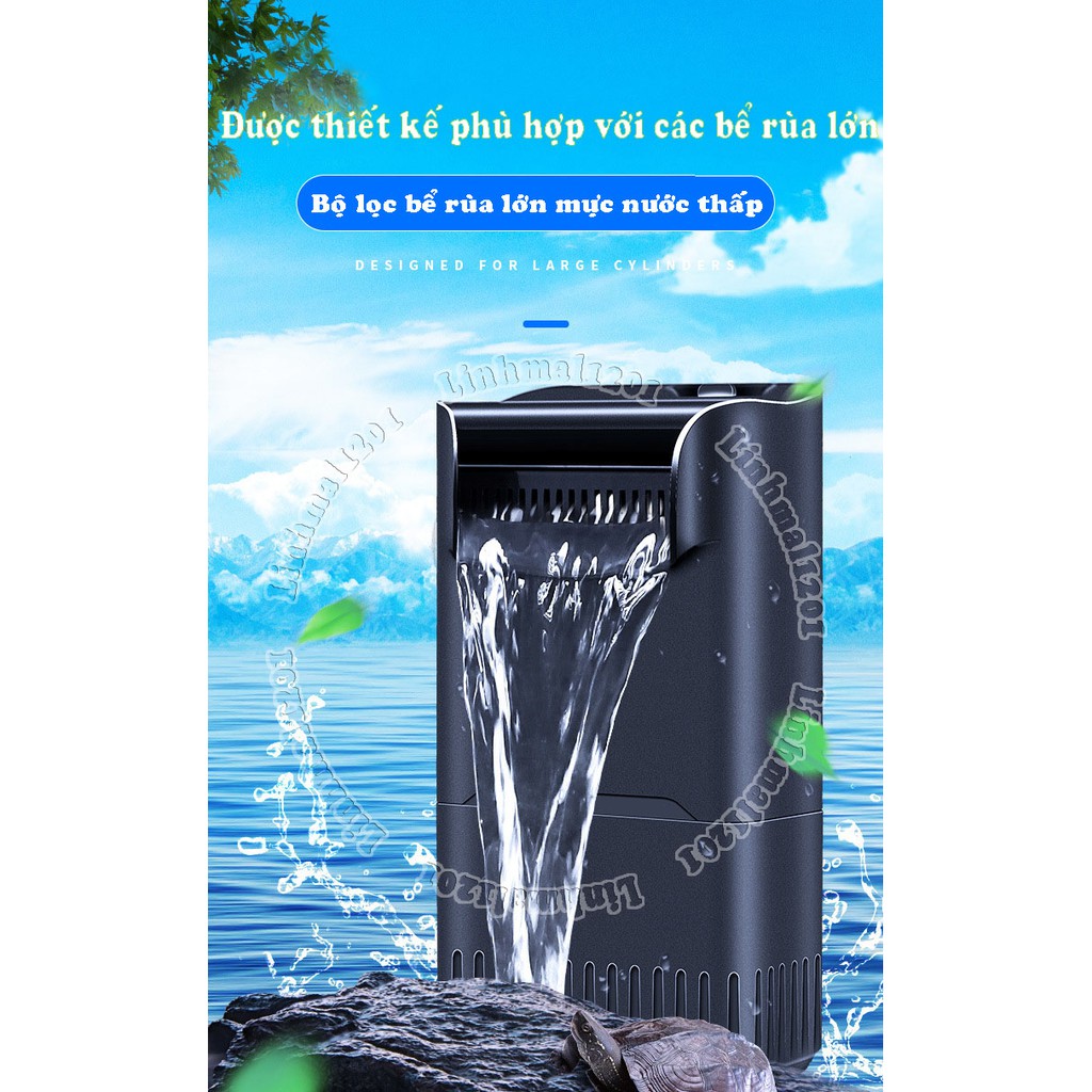 Bộ lọc bể rùa lớn tinh khiết đa năng IX