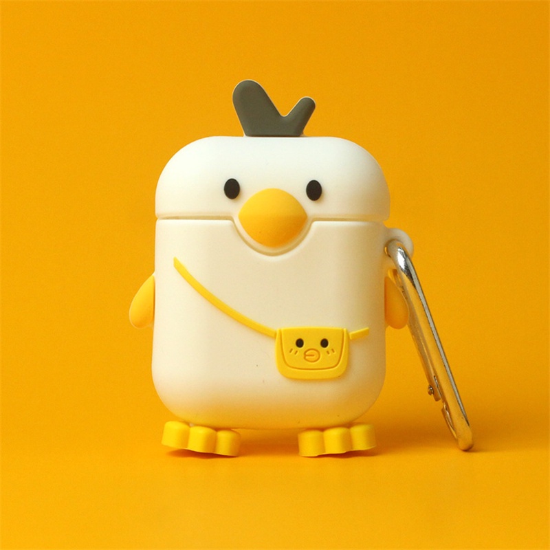 Vỏ Bảo Vệ Hộp Sạc Tai Nghe HiTune H3 Hình Vịt &amp; Poke Ball Dễ Thương