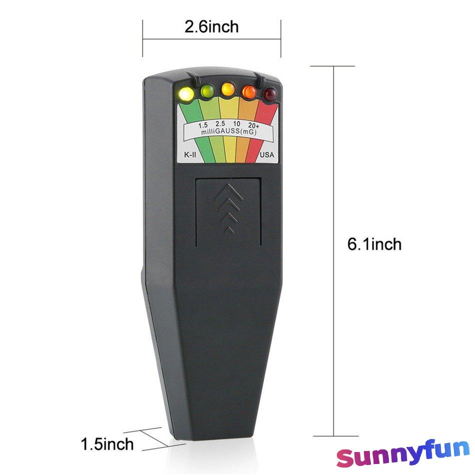 Electromagnetic Field EMF Gauss Meter Portable EMF Magnetic Field Detector sunnyfun