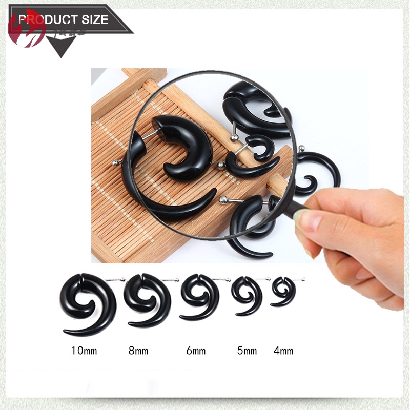 Đôi Khuyên Tai Hình Sừng Trâu Cá Tính Cho Nam