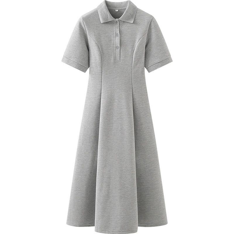 Đầm Chữ A Tay Ngắn Màu Trơn Thời Trang Hàn Quốc Mới 2022