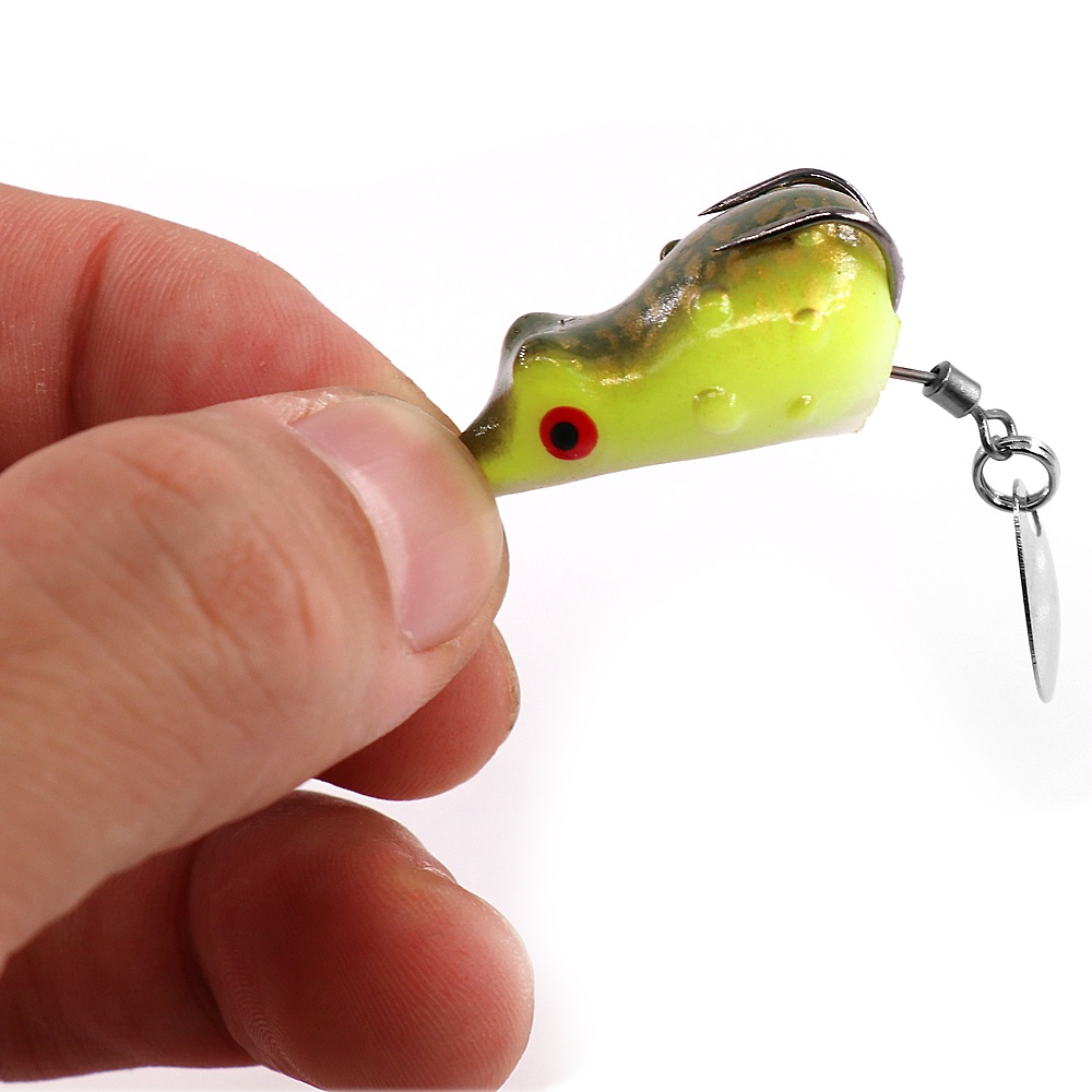 mồi giả Mồi Câu Cá Giả Hình Con Ếch 3cm/4g  Super Frog Lure Mồi giả câu cá lóc