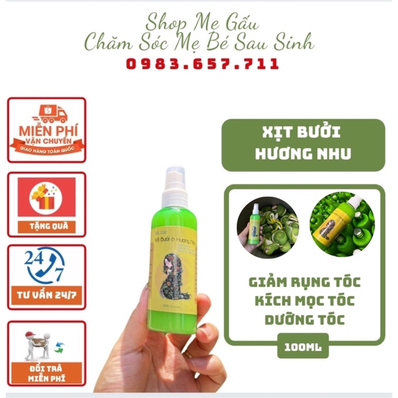 Xịt bưởi hương nhu
