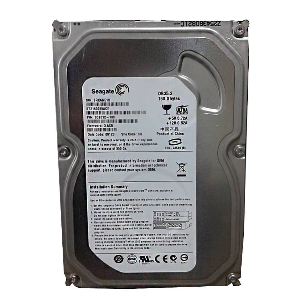Ổ Cứng Ngoài 3.5 "160Gb Sata 1 Th (Hdd 160 Gb Seagate)
