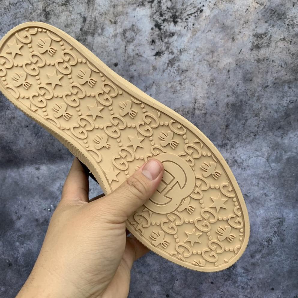 Giày da lười cho nam , bản slip on da màu đen đế cao su cực kì êm ái