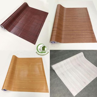 Giấy dán tường vân gỗ, [ 50cm x khổ 1,2m ] có sẵn keo