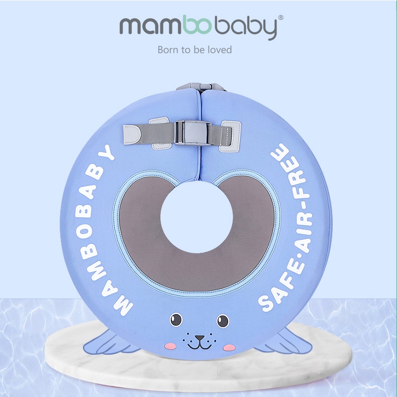Phao cổ không bơm hơi cho bé sơ sinh Mambobaby 0-6 tháng và 6-12 tháng tuổi