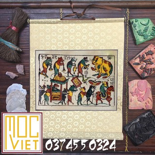 Tranh Đông Hồ Đám cưới chuột