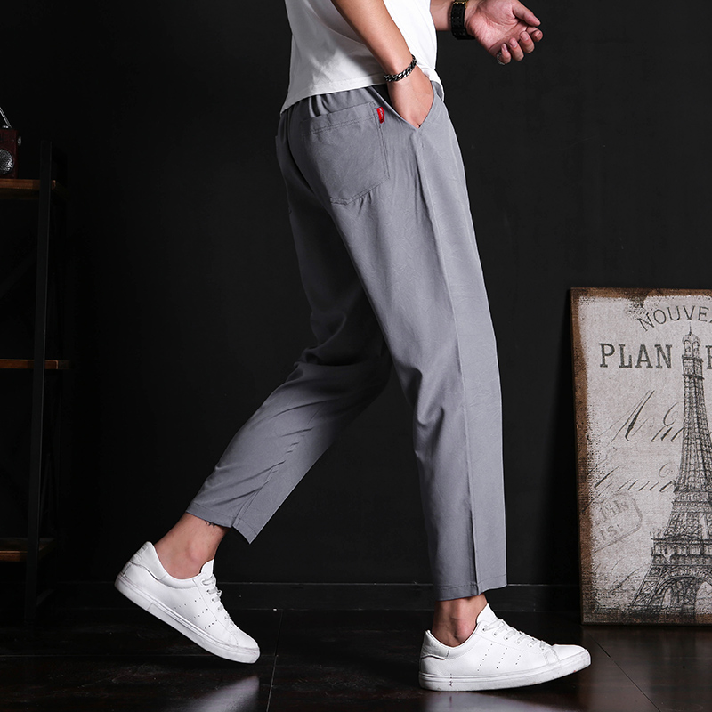 Quần thể thao thun dài trơn màu phong cách năng động thời trang dành cho nam | BigBuy360 - bigbuy360.vn