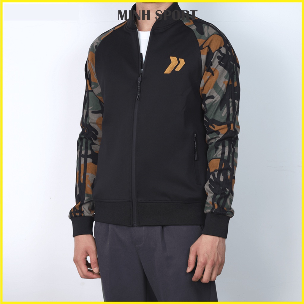 Áo Khoác Nam Bomber Phối Tay Họa Tiết Rằn Ri Dày Dặn, Co Giãn Tốt mã KHOAC.32
