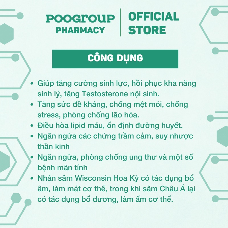 Củ nhân sâm Wisconsin Hoa Kỳ – Nguyên Củ Green Plus