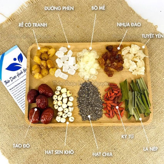 Chè Dưỡng Nhan 10 Vị Mix Sẵn (Set nấu 6-8 bát)