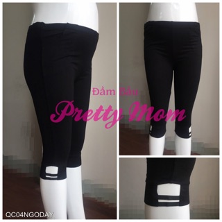 Quần ngố bầu mùa hè quần bầu chất cotton đẹp thời trang