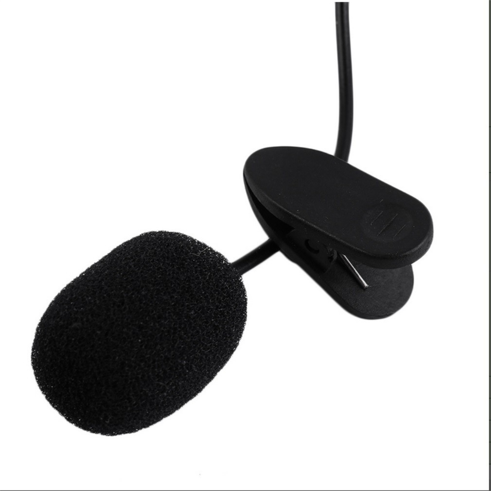 Mic 3.5mm studio có kẹp clip dành cho máy tính bảng, máy để bàn, PC