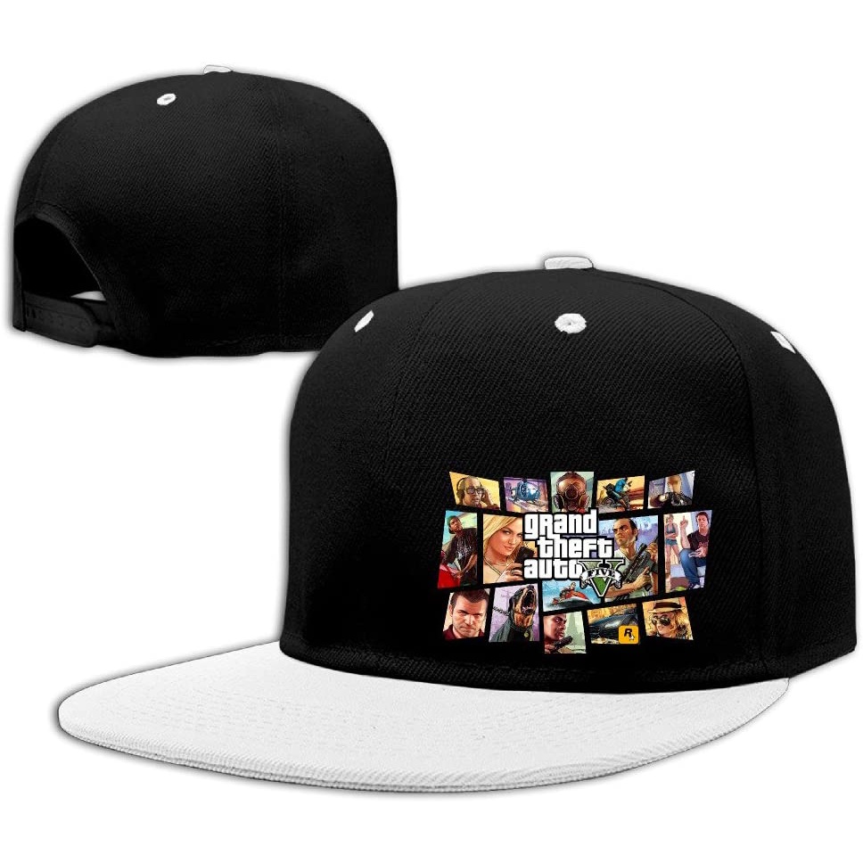 Mũ lưỡi trai thêu Logo Game GTA 5 Grand Theft Auto V