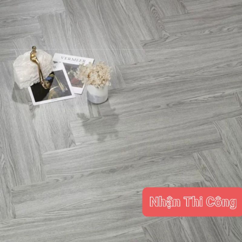 Sàn Nhựa Giả Gỗ, Sẵn Keo, Kích Thước 91,5x15,4 cm
