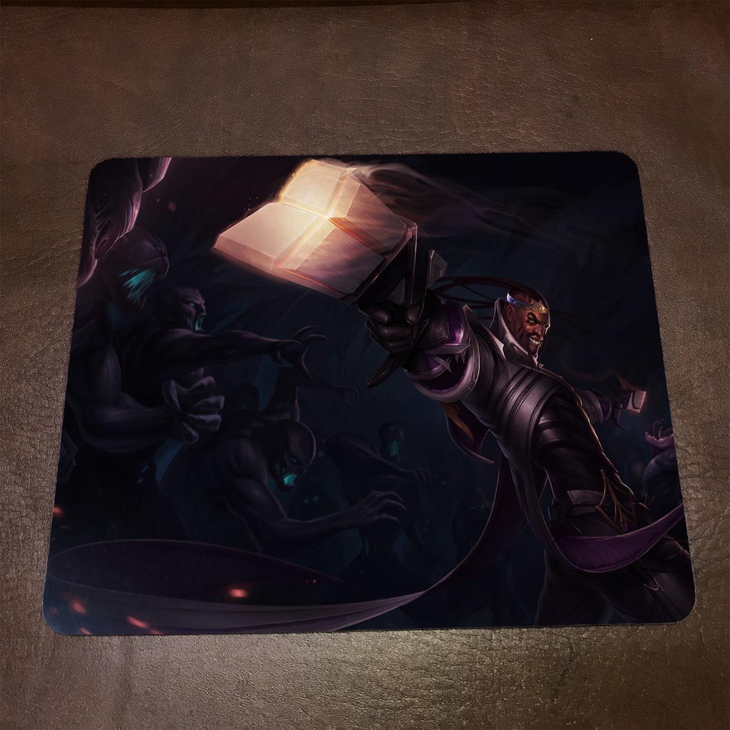 Lót chuột máy tính League of Legends LUCIAN - Mẫu 1 Mousepad cao su êm ái, nhận in theo yêu cầu