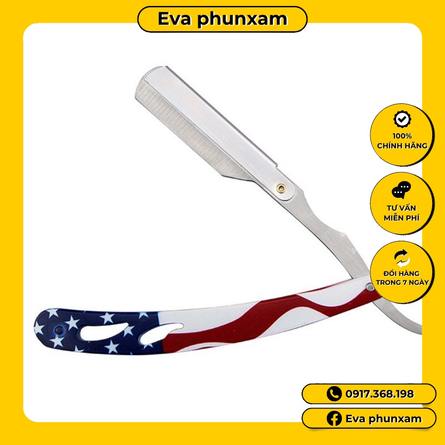 Cán Dao Cạo Barber Inox Độc