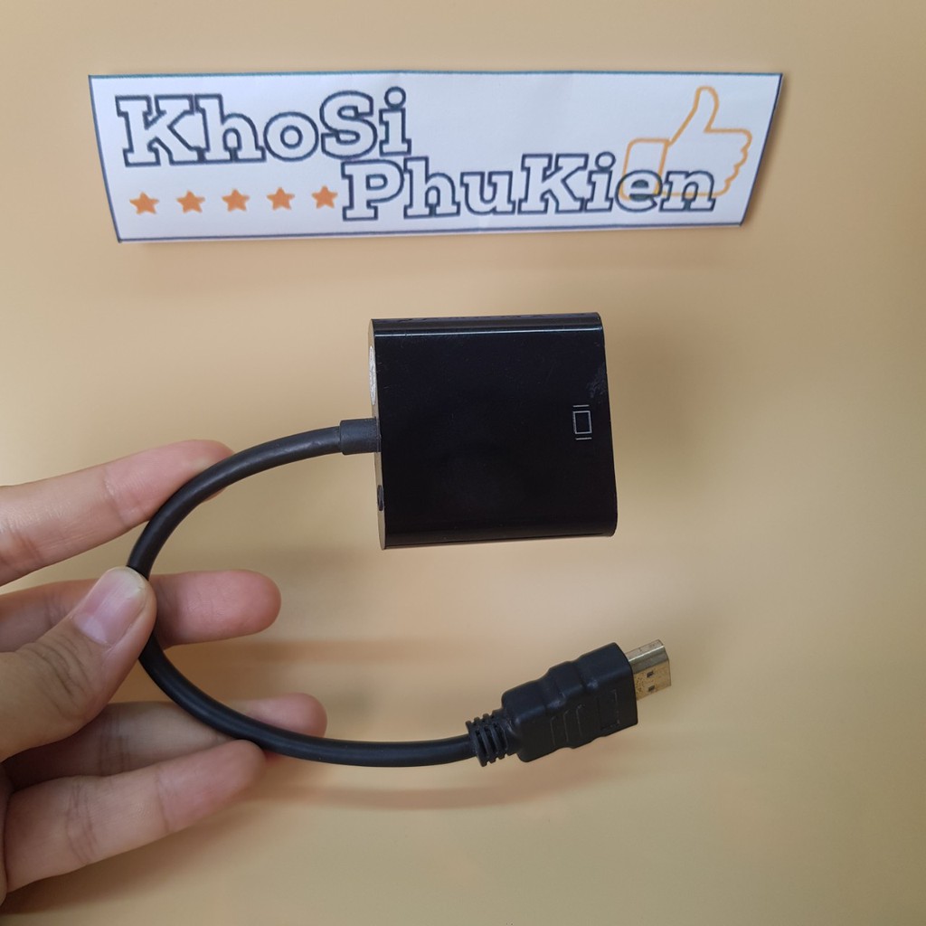 Cáp chuyển HDMI sang Vga loại chất lượng tốt, hình ảnh không nhiễu