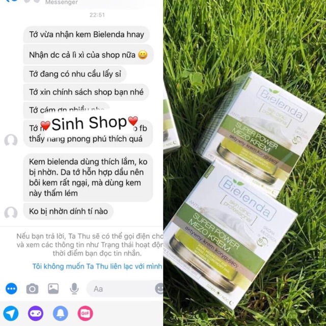 Combo Serum Và Nước Hoa Hồng Bielenda xanh lá skin clinic professional