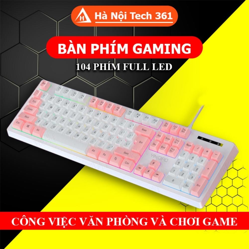 Bàn phím máy tính gaming giả cơ K200 full led