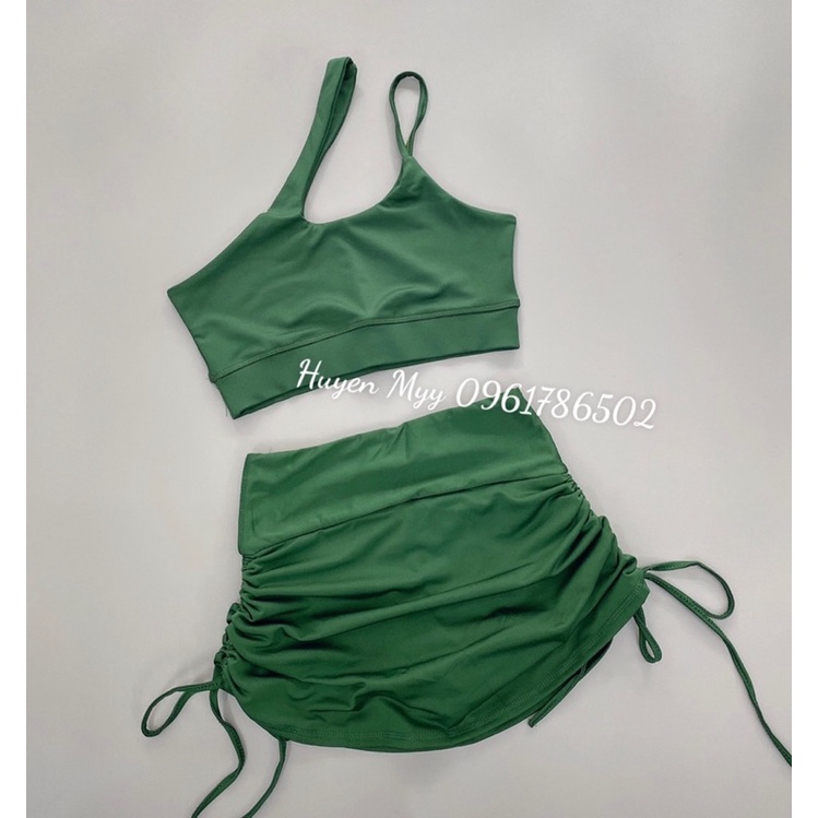 SET TẬP QUẦN VÁY BRA CHÉO DÂY XINH XẮN