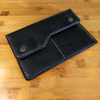 Túi đựng giấy tờ xe ô tô - Màu đen - Da bò thật - Đồ da handmade