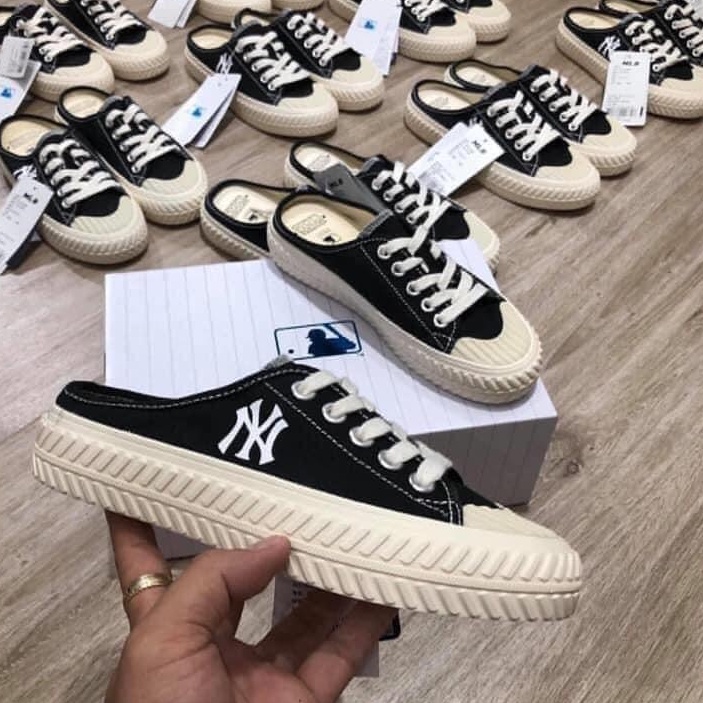 Sục nữ NY thể thao cao cấp full box - giày đạp gót nữ đẹp mũi tròn ulzzang độn đế trẻ trung năng động, giầy đẹp đi chơi | BigBuy360 - bigbuy360.vn