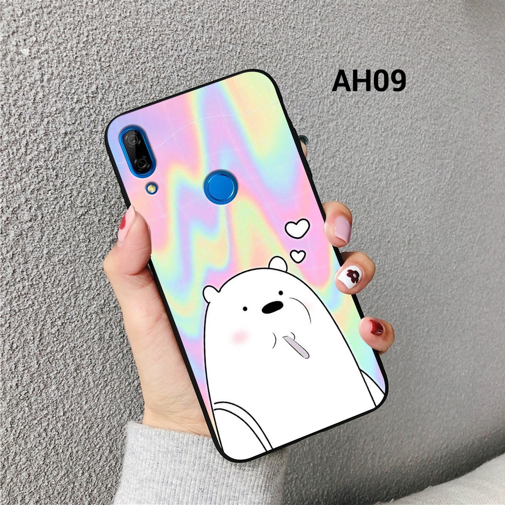 Ốp lưng Huawei Nova 3i - Nova 3e in hình gấu We bare bears siêu dễ thương