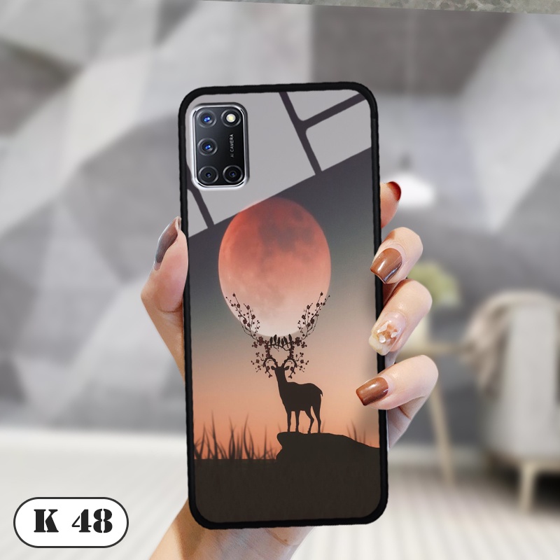 Ốp lưng kính cường lực cho điện thoại Oppo A52/ A92