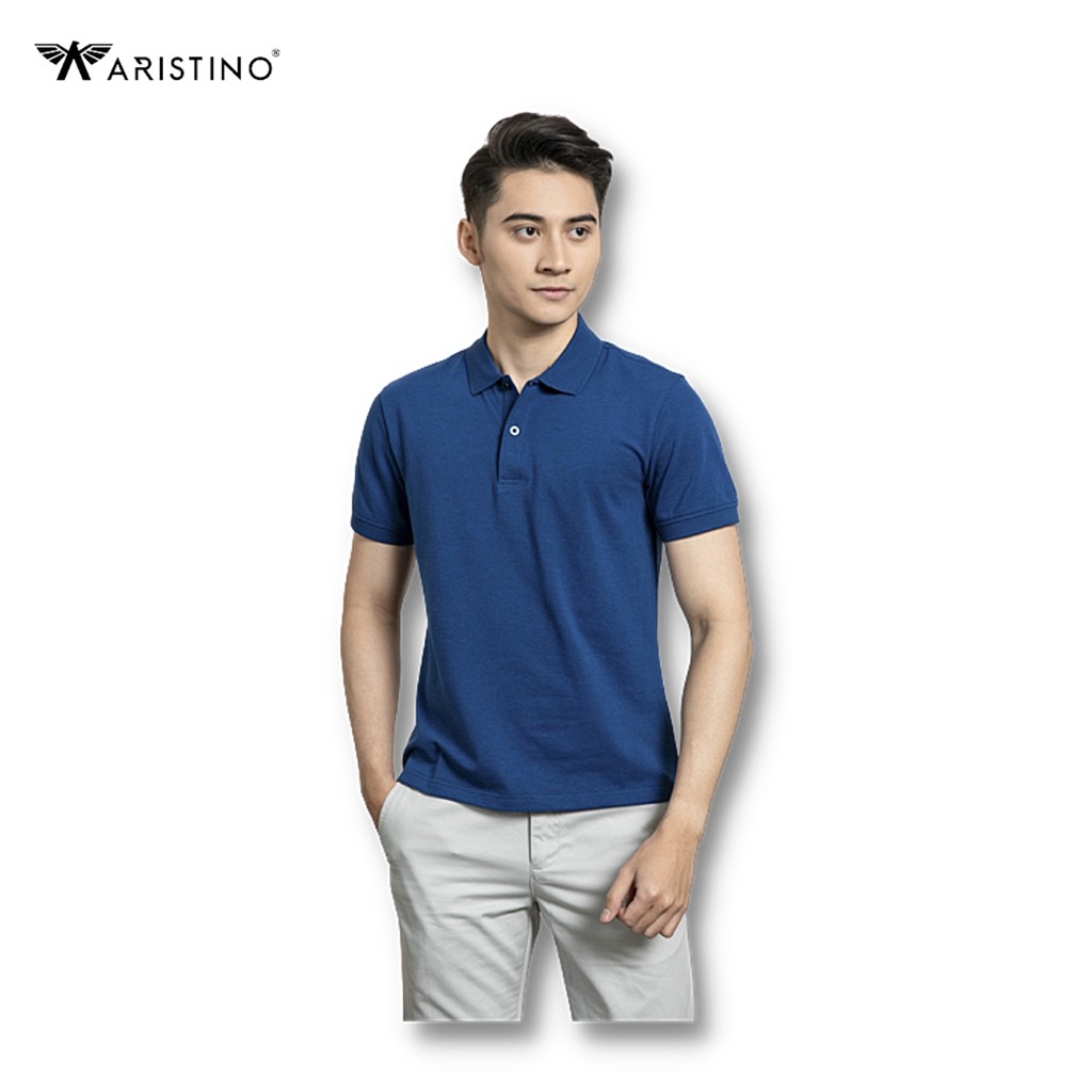 Áo Polo Nam, Áo Thun Nam ARISTINO Trơn Có Cổ Chất Cotton Cao Cấp - Apsr01