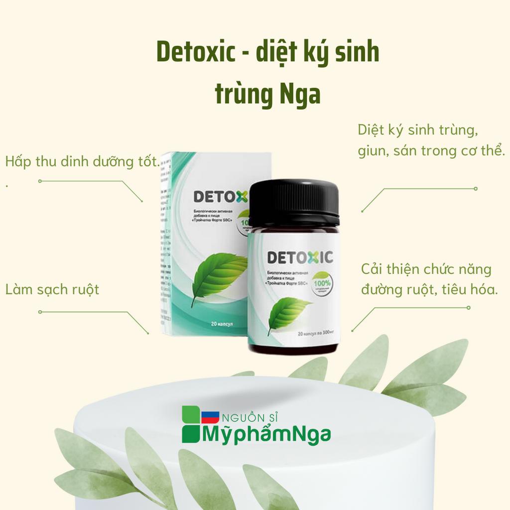 Detoxit Nga - Sản phẩm Detoxic Diệt kí sinh trùng Nga