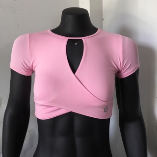 ÁO CROPTOP THỂ THAO CHÉO EO-TẬP GYM, YOGA, AEROBIC...
