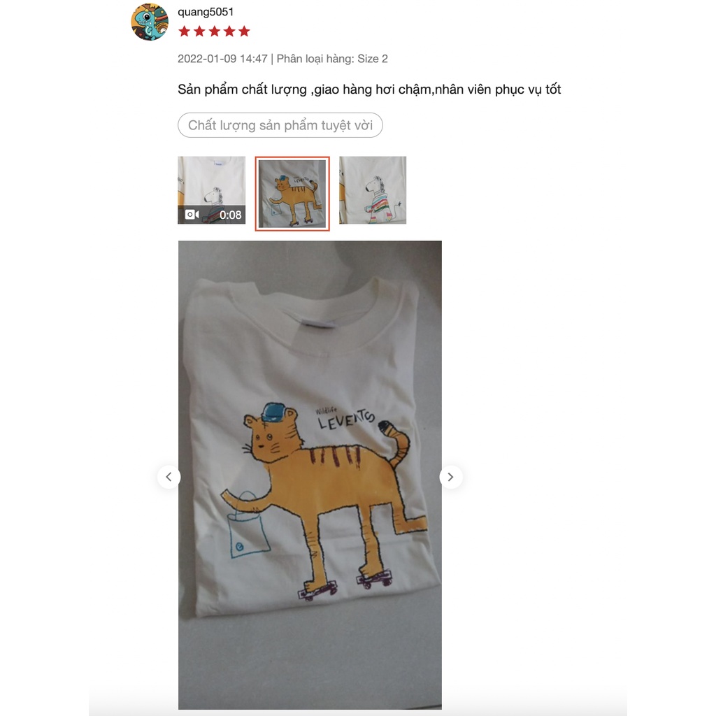 Áo thun LEVENTS "MY ANIMALS" Series Hổ/ Cream tee local brand form rộng
