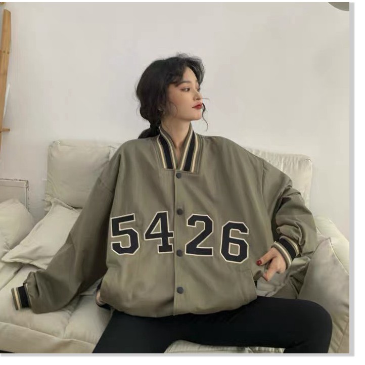 ÁO KHOÁC NỮ BOMBER NÚT BẤM  5426 THỜI TRANG ÁO KHOÁC MỌI THỜI ĐẠI