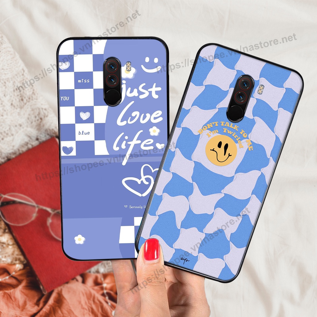 Ốp lưng Xiaomi Pocophone F1 trái tim gấu bo viền thể thao đẹp giá rẻ