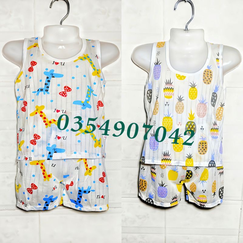bộ cotton giấy cho bé