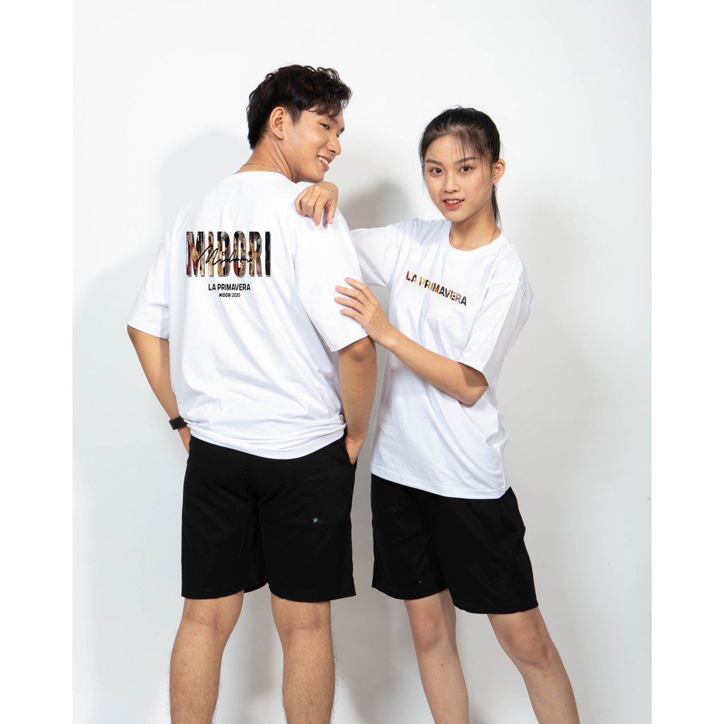 Áo thun form rộng tay lỡ unisex Phông Nam Nữ La Prim Local Brand Mi Midori