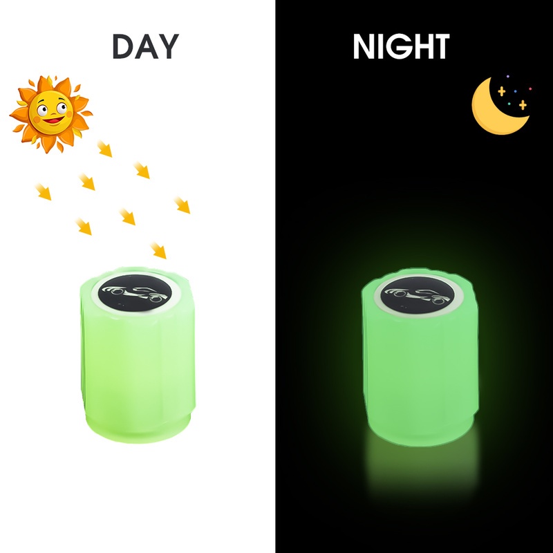 1 / 4 Nắp Van Bánh Xe Hơi Hình Lục Giác Chống Bụi