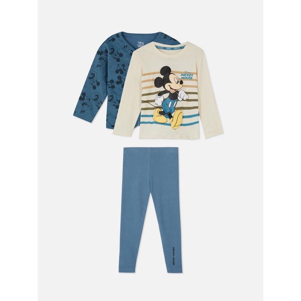 Bộ 3 Món Bé Trai Mickey Xanh Xẫm PR