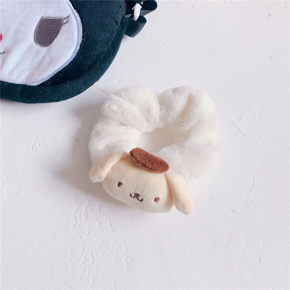 Dây cột tóc vải co giãn hình tai cún hoạt hình nhiều màu tùy chọn thời trang Hàn Quốc cho nữ