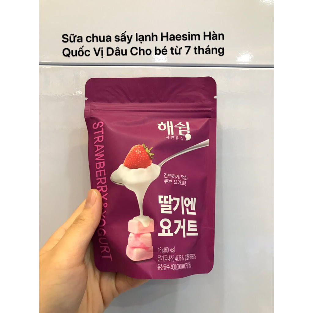 Sữa chua sấy lạnh Haeswim Hàn Quốc cho bé