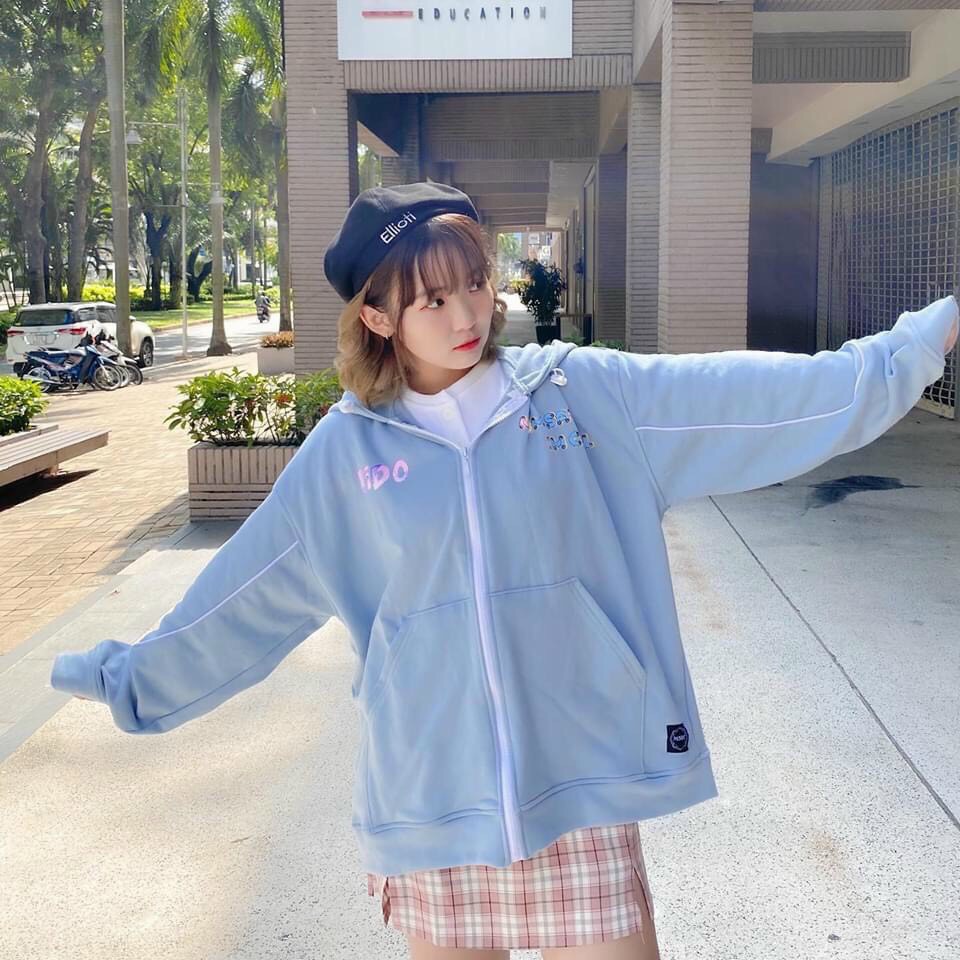 Áo chống nắng cao cấp- Áo khoác nỉ Unisex cho nam và nữ Ulzzang Guvia GAKN34 | BigBuy360 - bigbuy360.vn