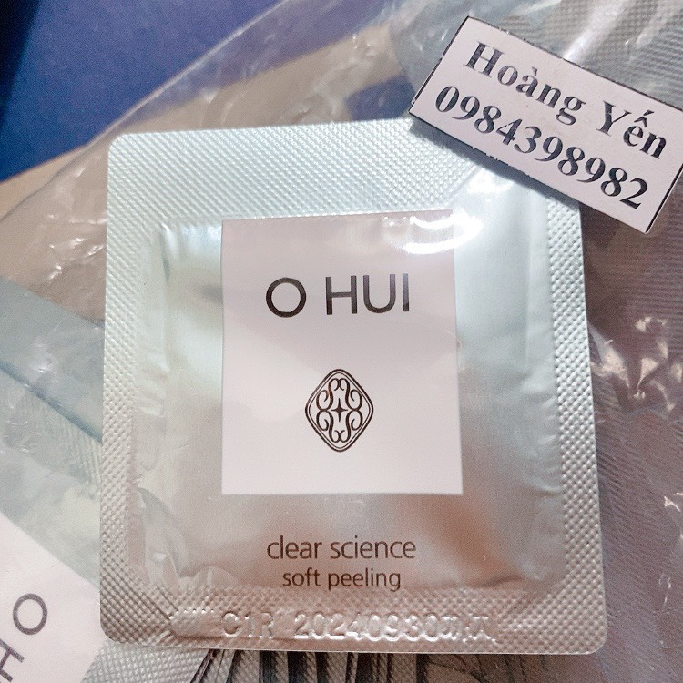 [DATE 2024] 10 gói tẩy da chết Ohui Clear Science Soft Peeling