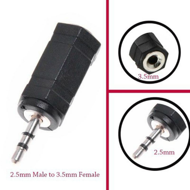 Cáp Chuyển Đổi Âm Thanh 3.5mm Sang Jack 2.5 mm