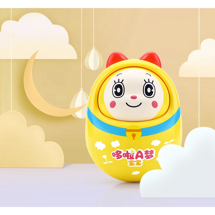 Mô hình Doraemon con lật đật đồ chơi giải trí, do choi thong minh có âm thanh vui nhộn cho trẻ sơ sinh, trẻ nhỏ