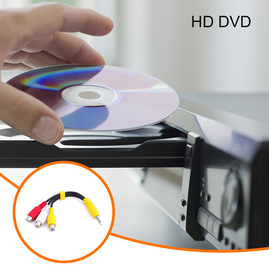 Cáp Chia Cổng 3 5mm Thành 3 RCA Cho TV / Máy Chiếu