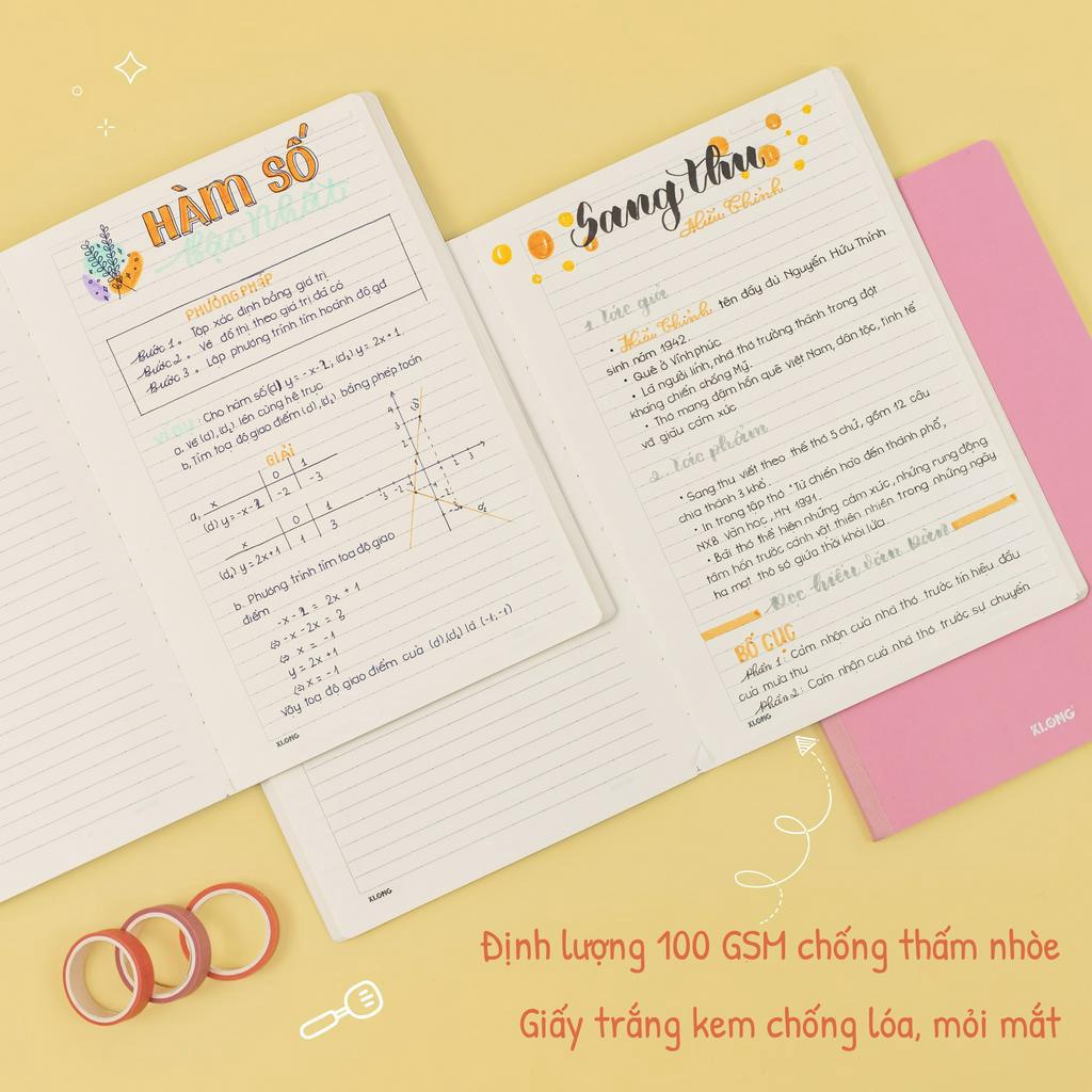 COMBO 4 quyển B5 Liner 200 trang MS 827